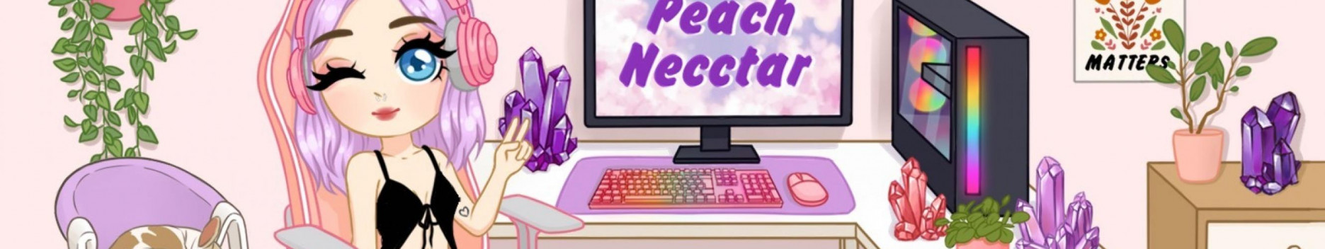 Background Peach Necctar ♡