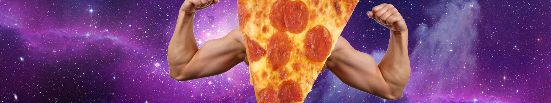 Background pizza biceps