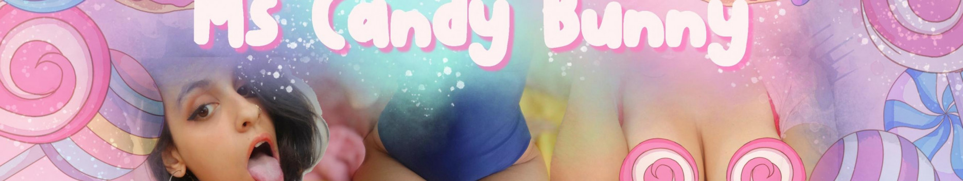 Background Cotton Candy Bunny