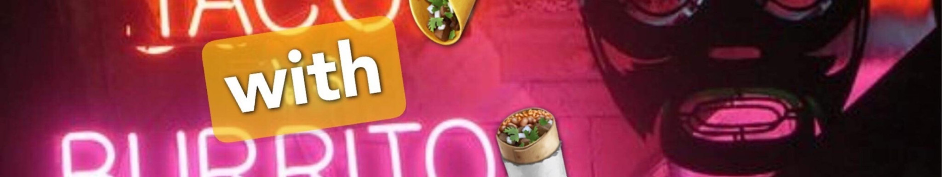 Background Taco inside Burrito