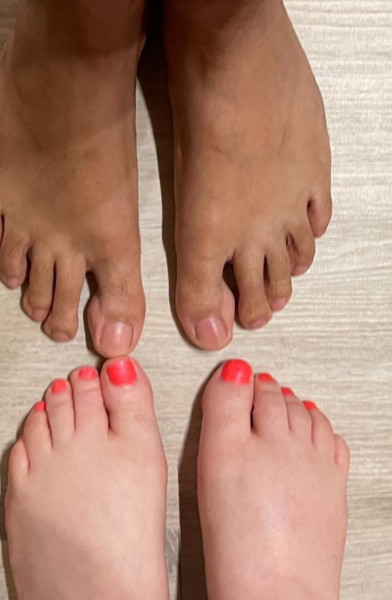 His_HerFeet
